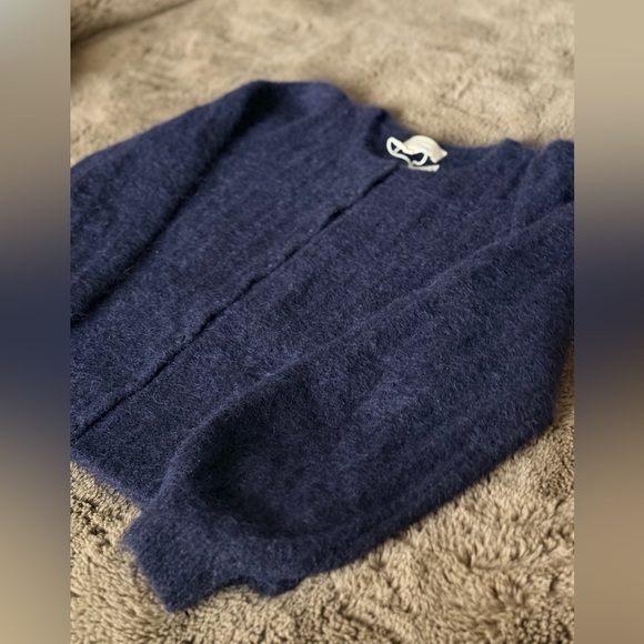 NWT - Sezane Amance cardigan in navy blue - size M - Picture 4 of 11